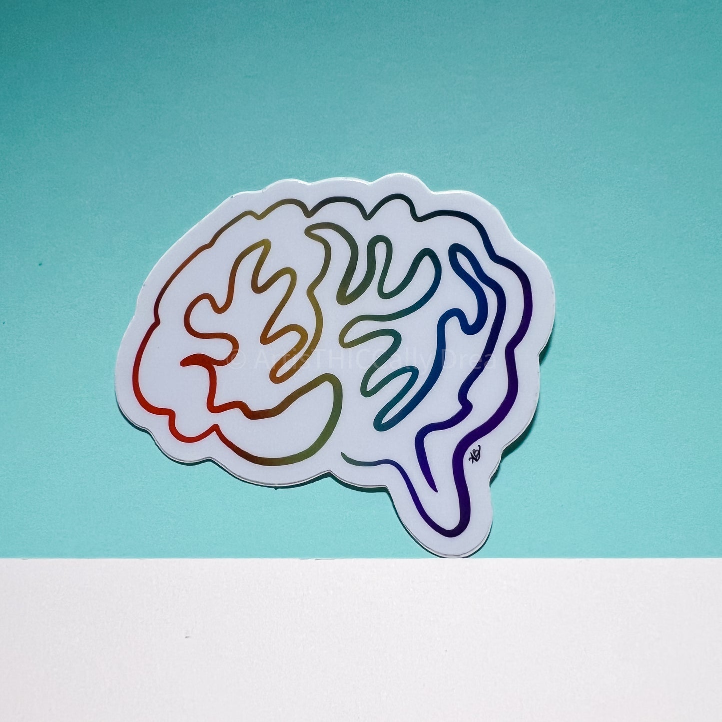 Neurodivergent Brain Sticker