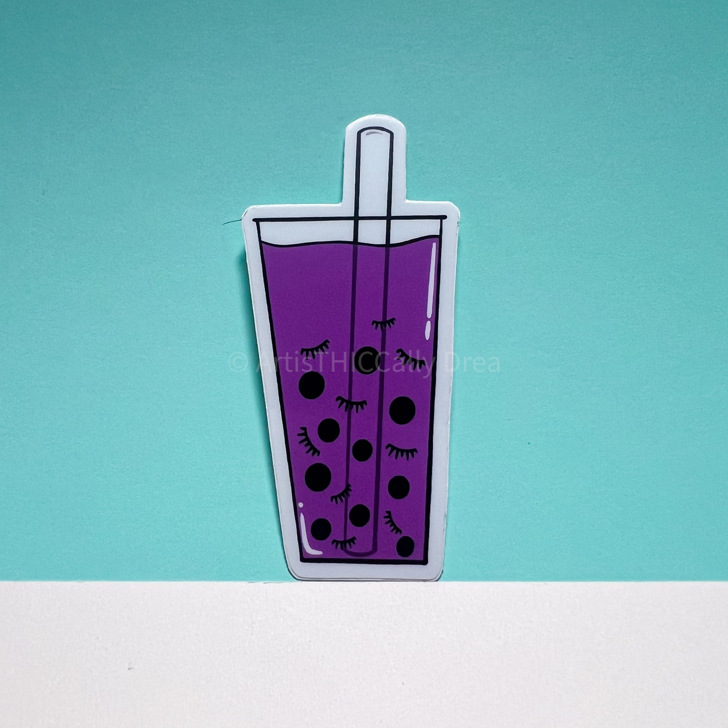 Taro Bubble Tea Sticker